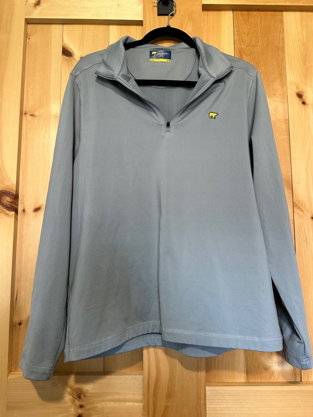 Jack Nicklaus Golden Bear 1/4 Zip Pullover - Blue Gray - Size Small